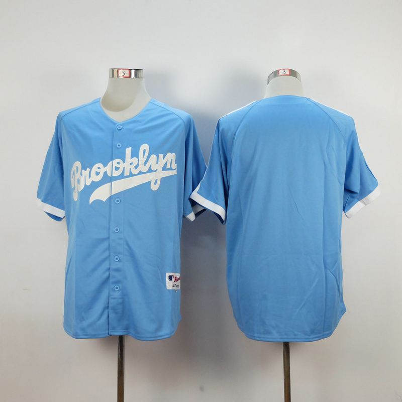 Men Los Angeles Dodgers Blank Light Blue MLB Jerseys